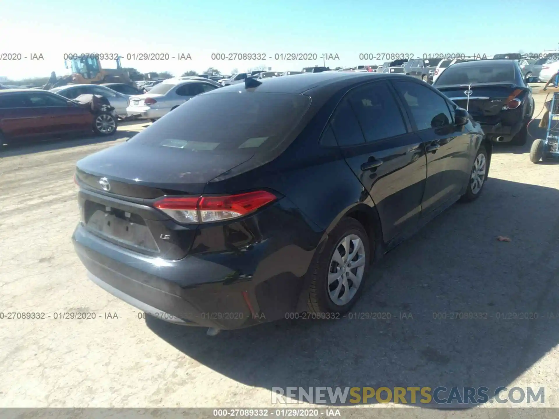 4 Photograph of a damaged car 5YFEPRAE4LP087623 TOYOTA COROLLA 2020