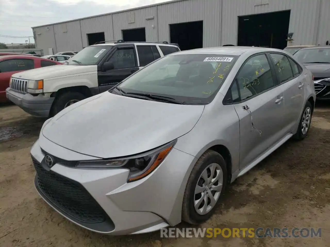 2 Photograph of a damaged car 5YFEPRAE4LP087850 TOYOTA COROLLA 2020