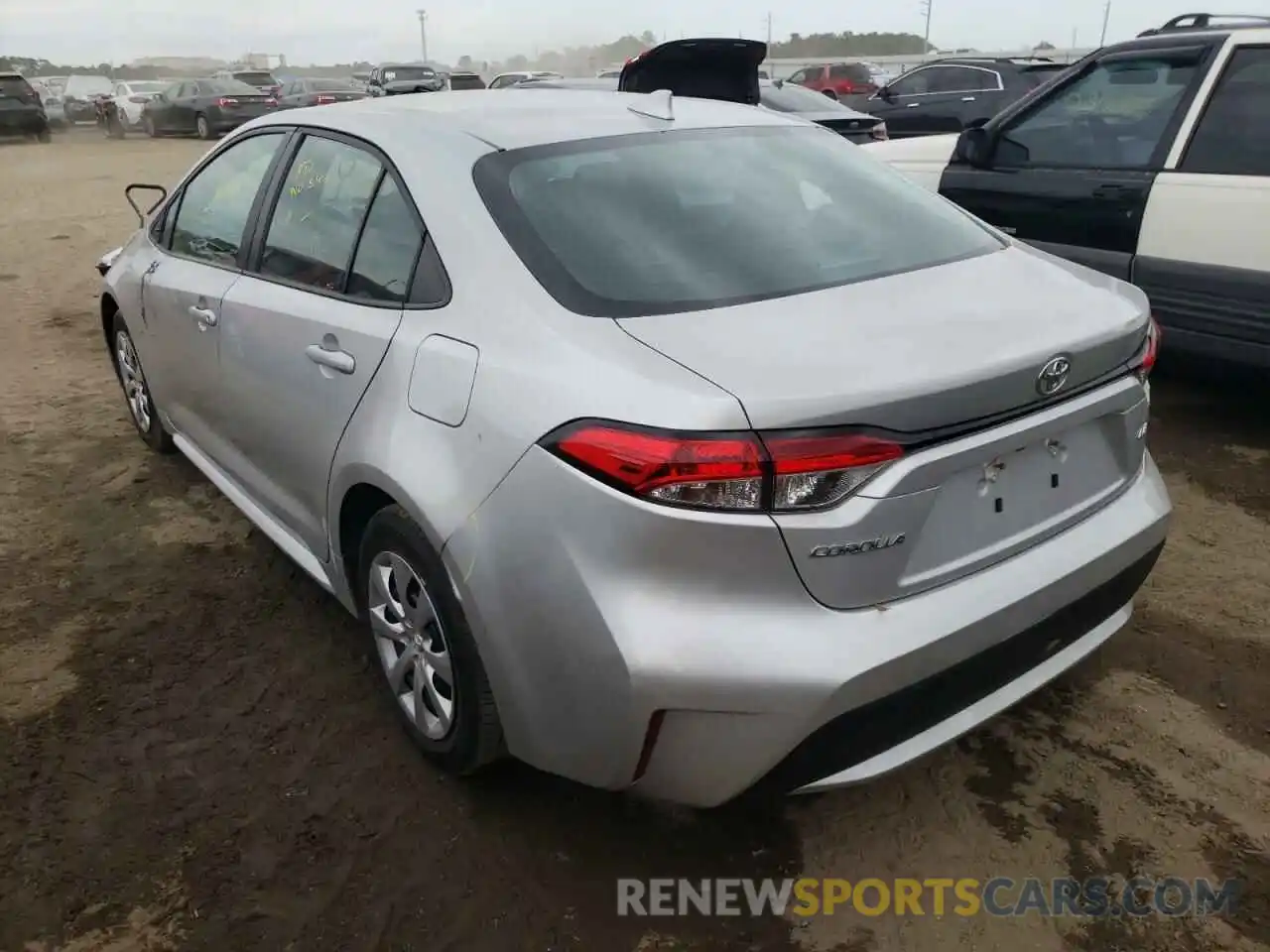 3 Photograph of a damaged car 5YFEPRAE4LP087850 TOYOTA COROLLA 2020