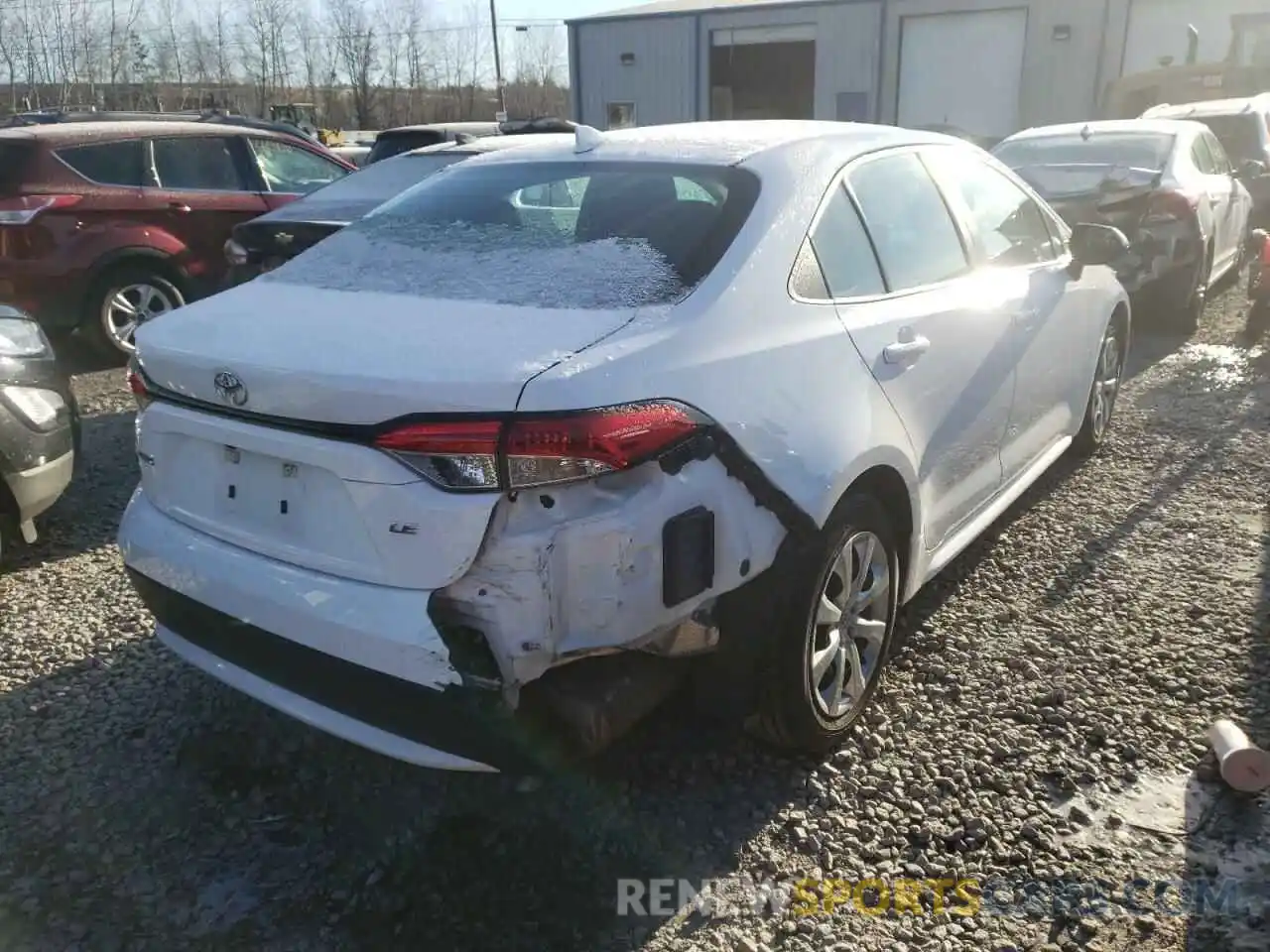 4 Photograph of a damaged car 5YFEPRAE4LP088478 TOYOTA COROLLA 2020