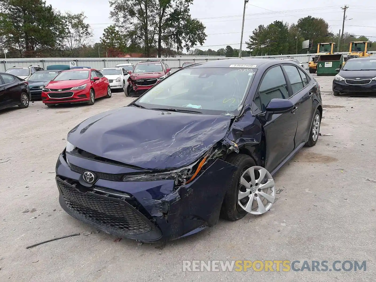 2 Photograph of a damaged car 5YFEPRAE4LP088531 TOYOTA COROLLA 2020