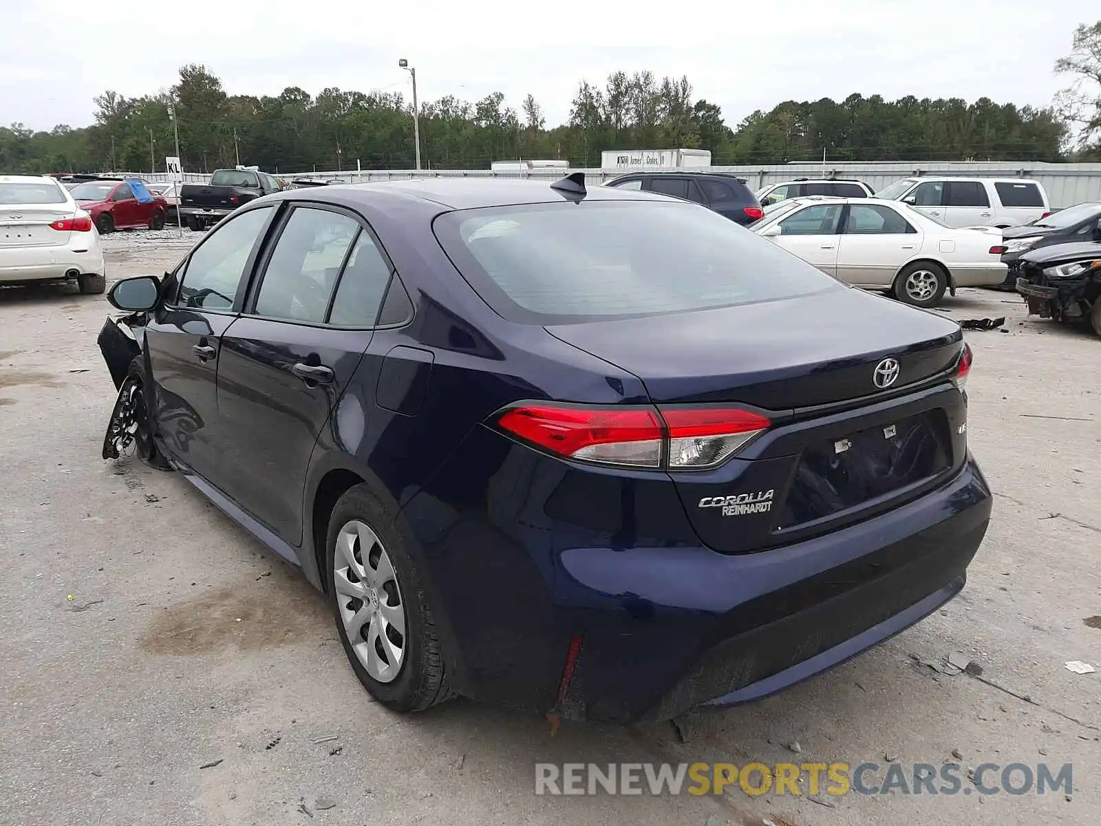 3 Photograph of a damaged car 5YFEPRAE4LP088531 TOYOTA COROLLA 2020