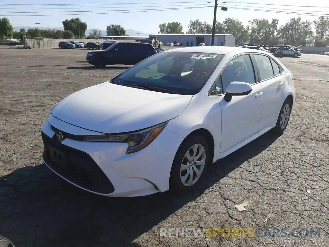 2 Photograph of a damaged car 5YFEPRAE4LP089503 TOYOTA COROLLA 2020