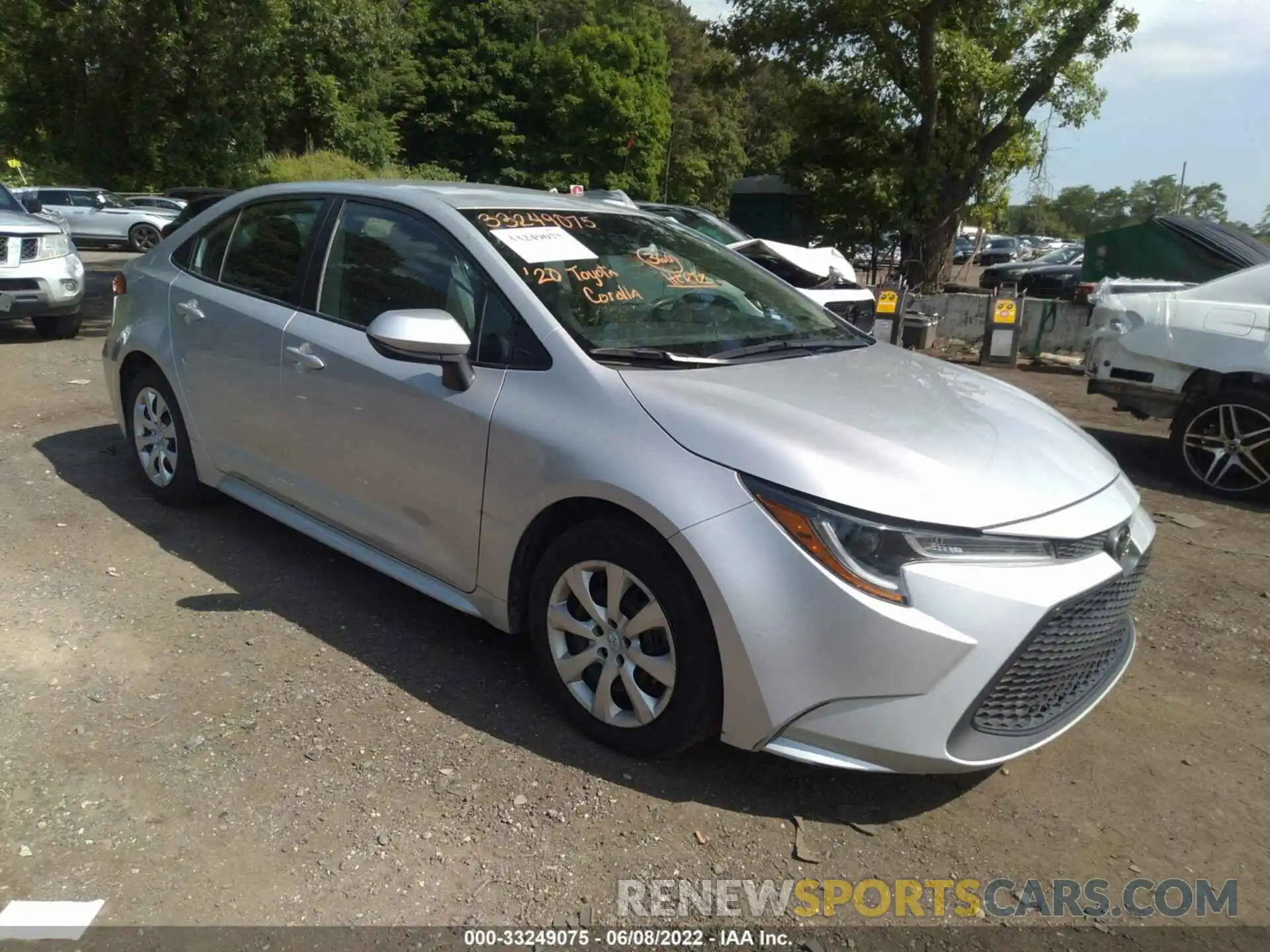 1 Photograph of a damaged car 5YFEPRAE4LP089758 TOYOTA COROLLA 2020