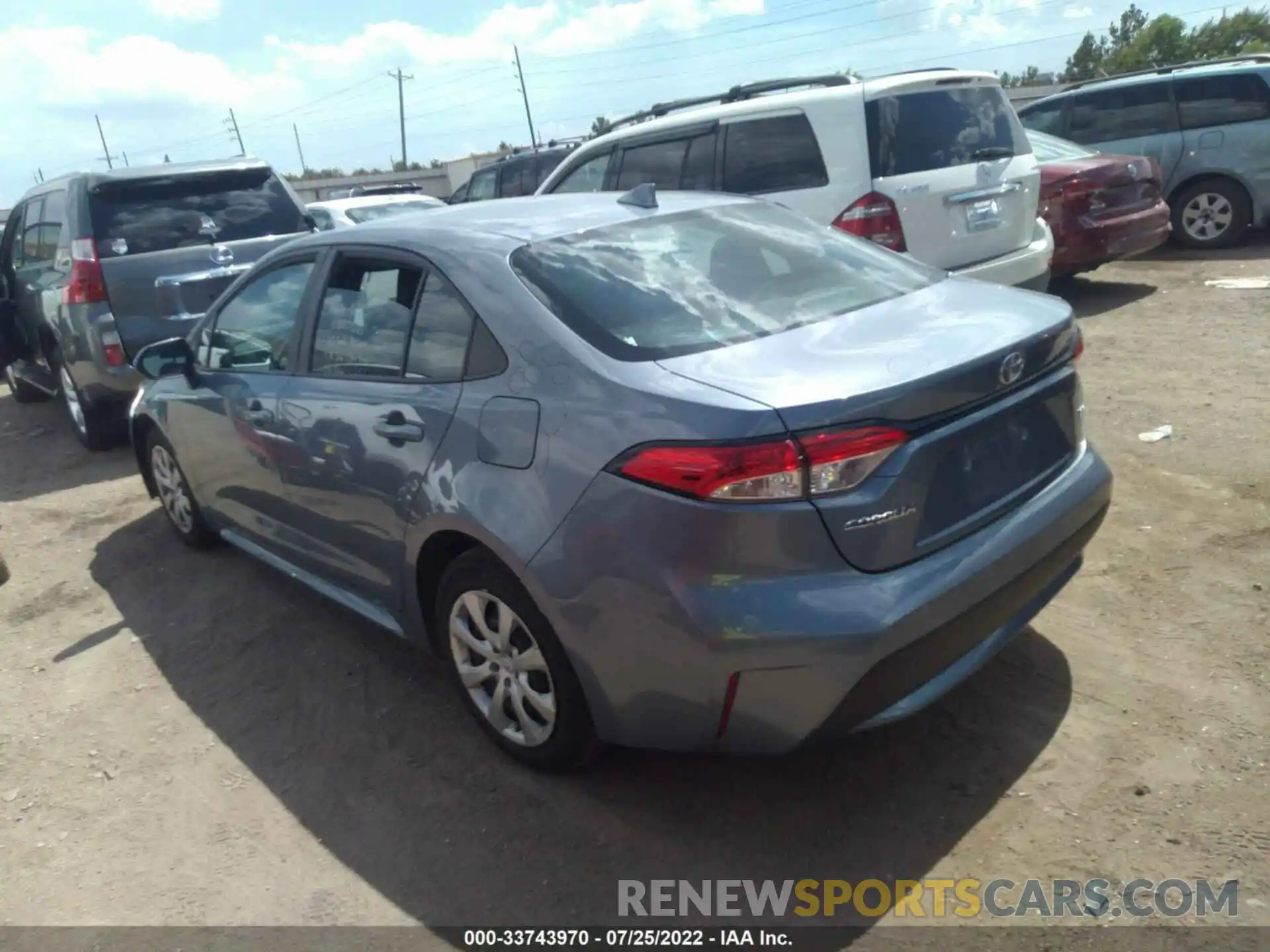 3 Photograph of a damaged car 5YFEPRAE4LP090036 TOYOTA COROLLA 2020