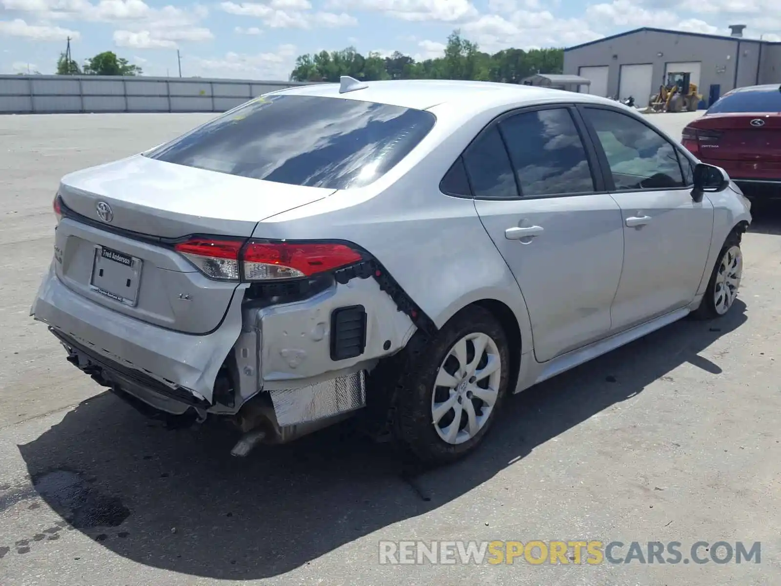 4 Photograph of a damaged car 5YFEPRAE4LP090344 TOYOTA COROLLA 2020