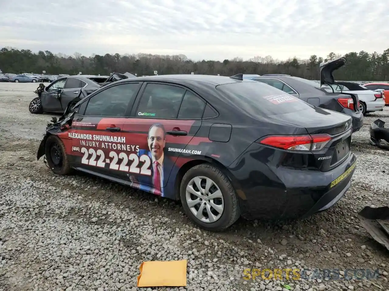 2 Photograph of a damaged car 5YFEPRAE4LP090635 TOYOTA COROLLA 2020