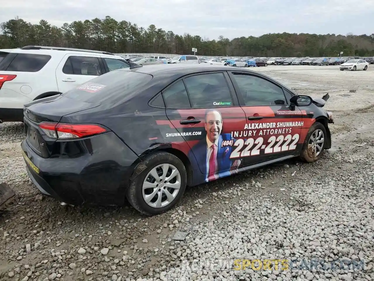 3 Photograph of a damaged car 5YFEPRAE4LP090635 TOYOTA COROLLA 2020