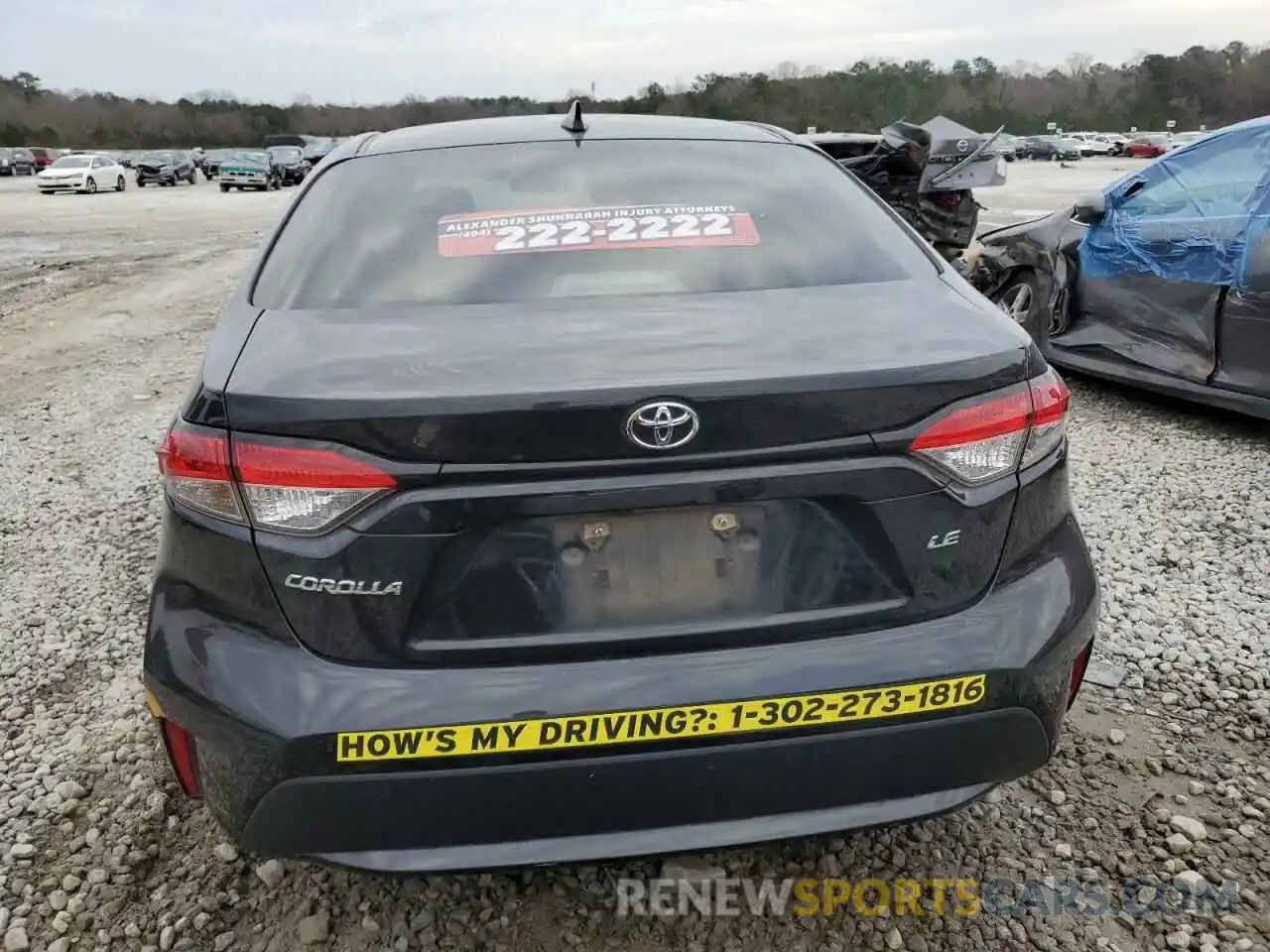 6 Photograph of a damaged car 5YFEPRAE4LP090635 TOYOTA COROLLA 2020