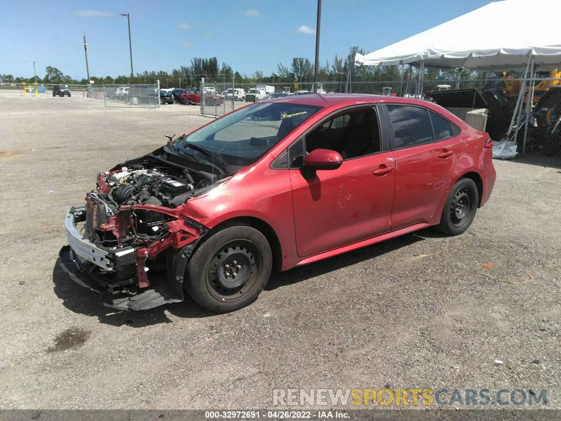 2 Photograph of a damaged car 5YFEPRAE4LP090716 TOYOTA COROLLA 2020