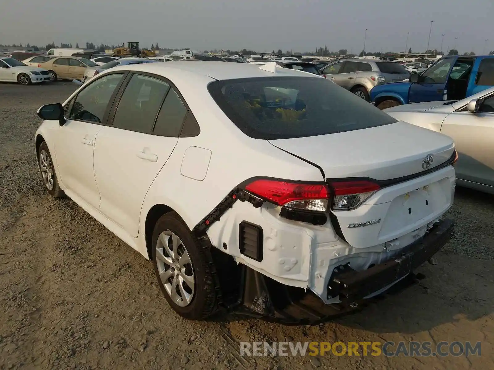 3 Photograph of a damaged car 5YFEPRAE4LP090733 TOYOTA COROLLA 2020