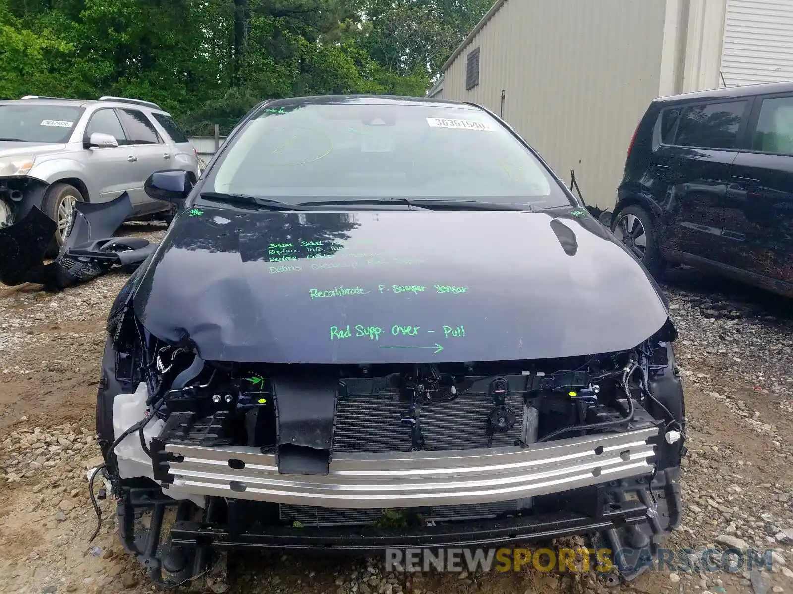 8 Photograph of a damaged car 5YFEPRAE4LP090750 TOYOTA COROLLA 2020