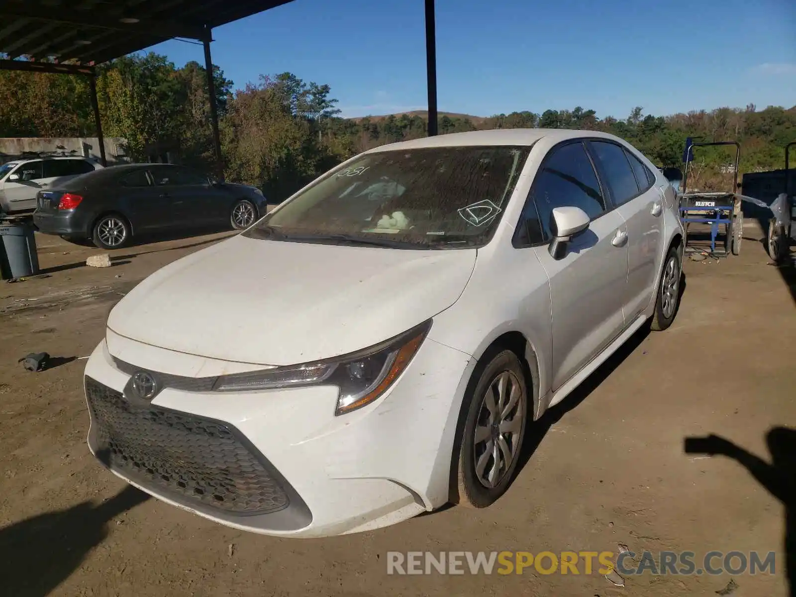 2 Photograph of a damaged car 5YFEPRAE4LP091381 TOYOTA COROLLA 2020