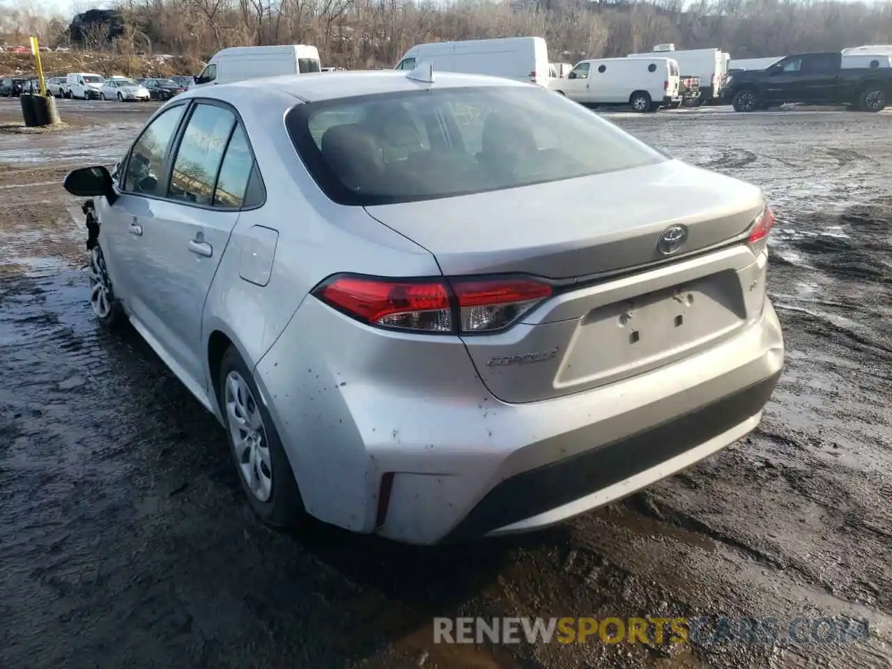 3 Photograph of a damaged car 5YFEPRAE4LP091607 TOYOTA COROLLA 2020