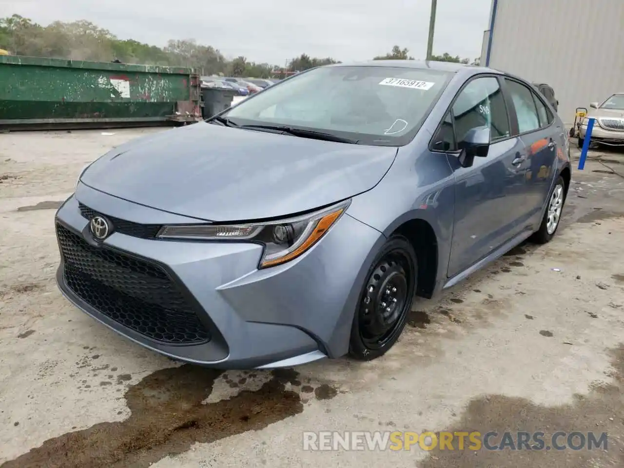 2 Photograph of a damaged car 5YFEPRAE4LP092854 TOYOTA COROLLA 2020