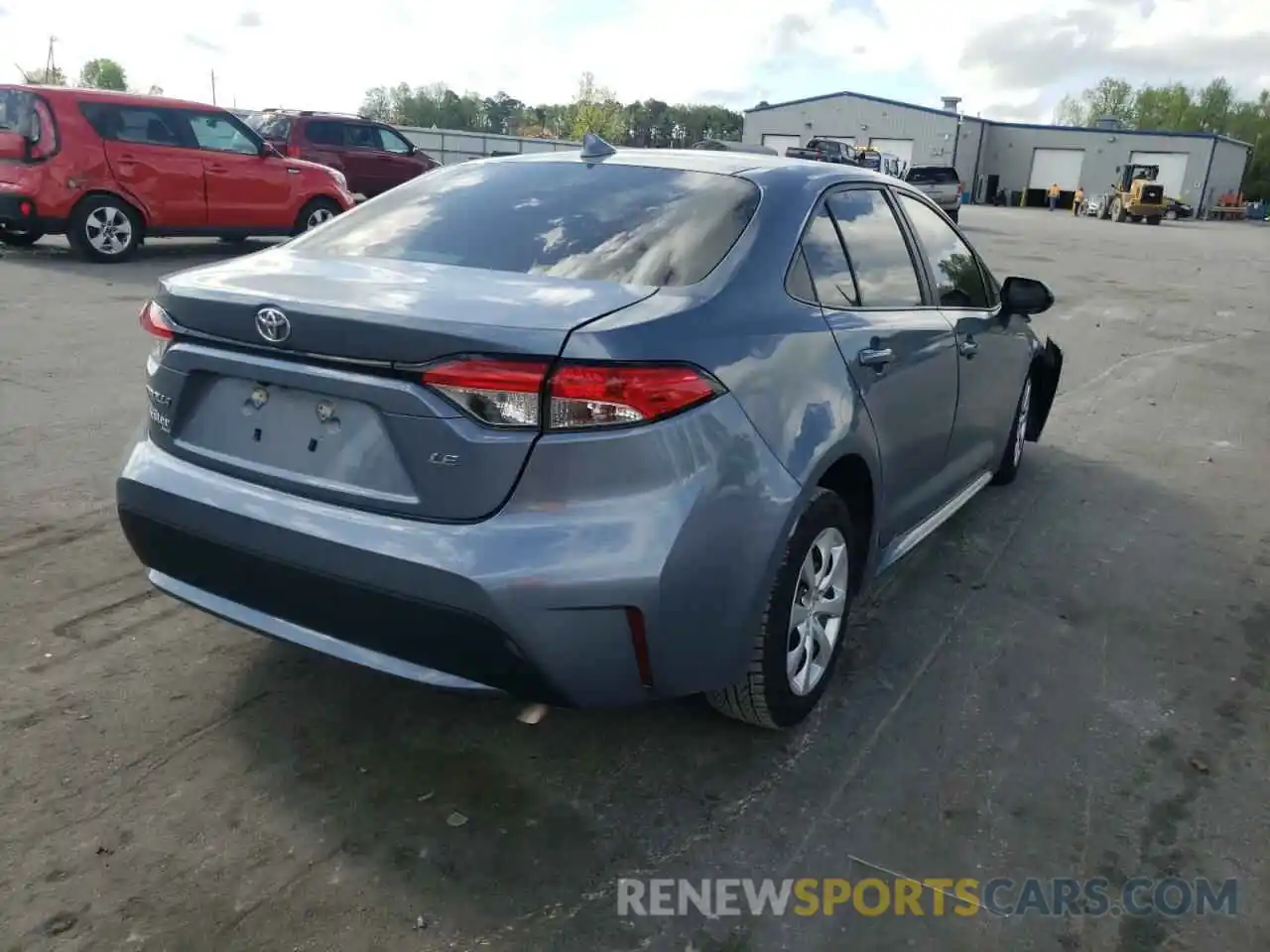 4 Photograph of a damaged car 5YFEPRAE4LP093244 TOYOTA COROLLA 2020