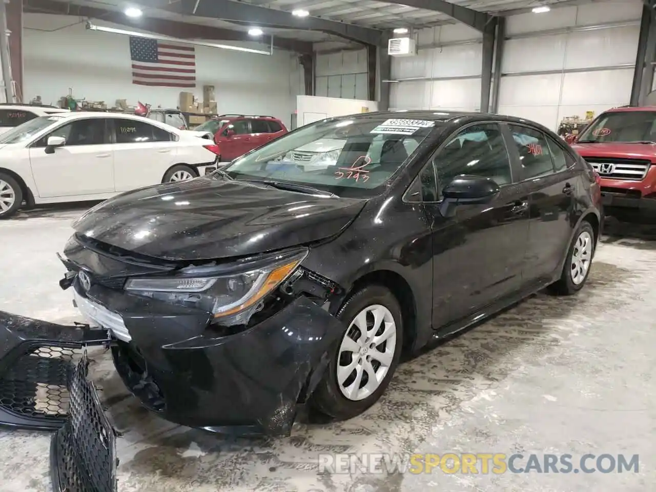 2 Photograph of a damaged car 5YFEPRAE4LP093793 TOYOTA COROLLA 2020