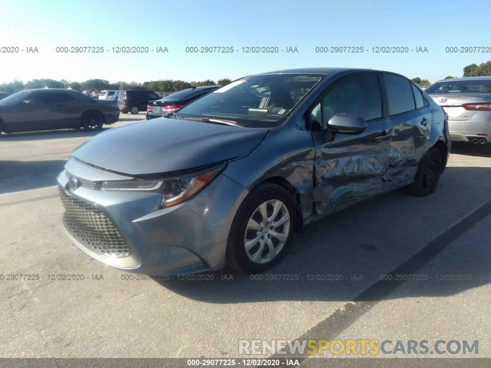 2 Photograph of a damaged car 5YFEPRAE4LP094605 TOYOTA COROLLA 2020