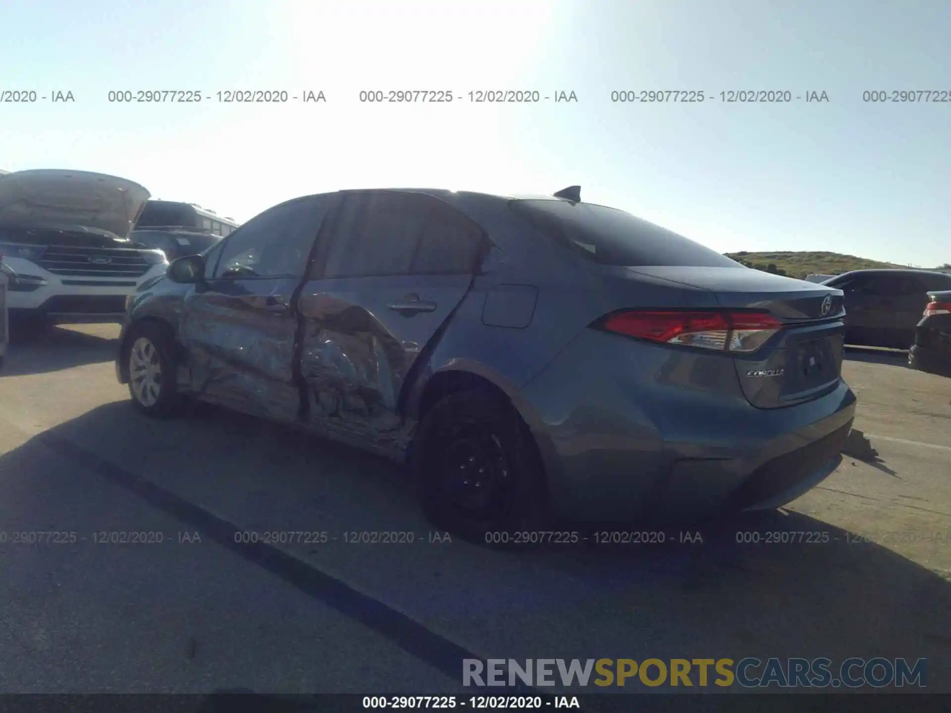 3 Photograph of a damaged car 5YFEPRAE4LP094605 TOYOTA COROLLA 2020