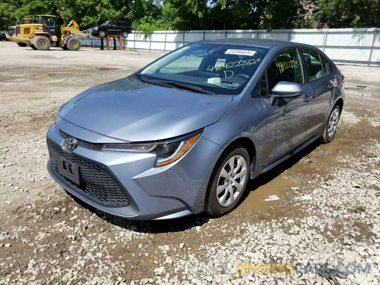 2 Photograph of a damaged car 5YFEPRAE4LP094894 TOYOTA COROLLA 2020