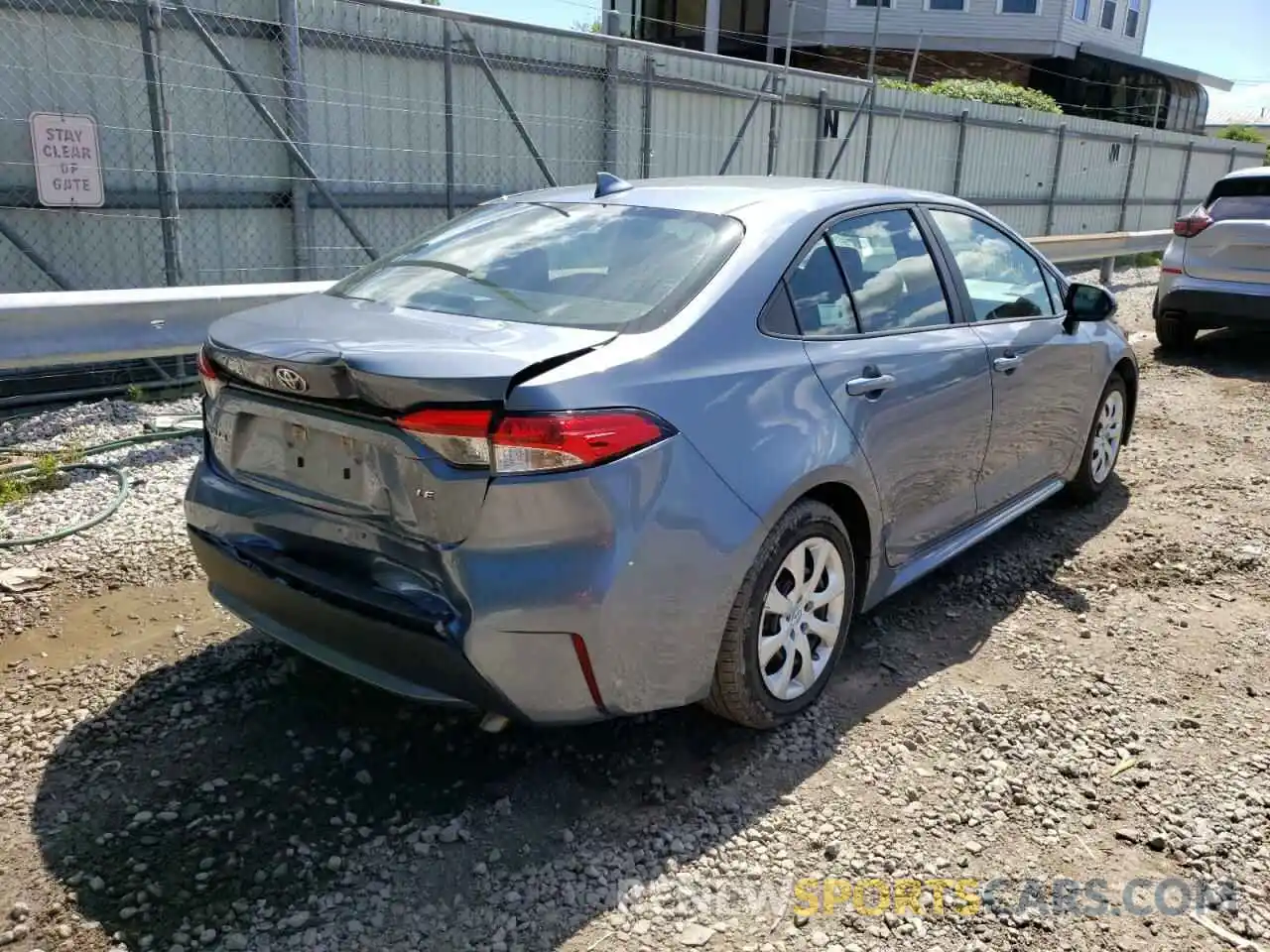 4 Photograph of a damaged car 5YFEPRAE4LP094894 TOYOTA COROLLA 2020