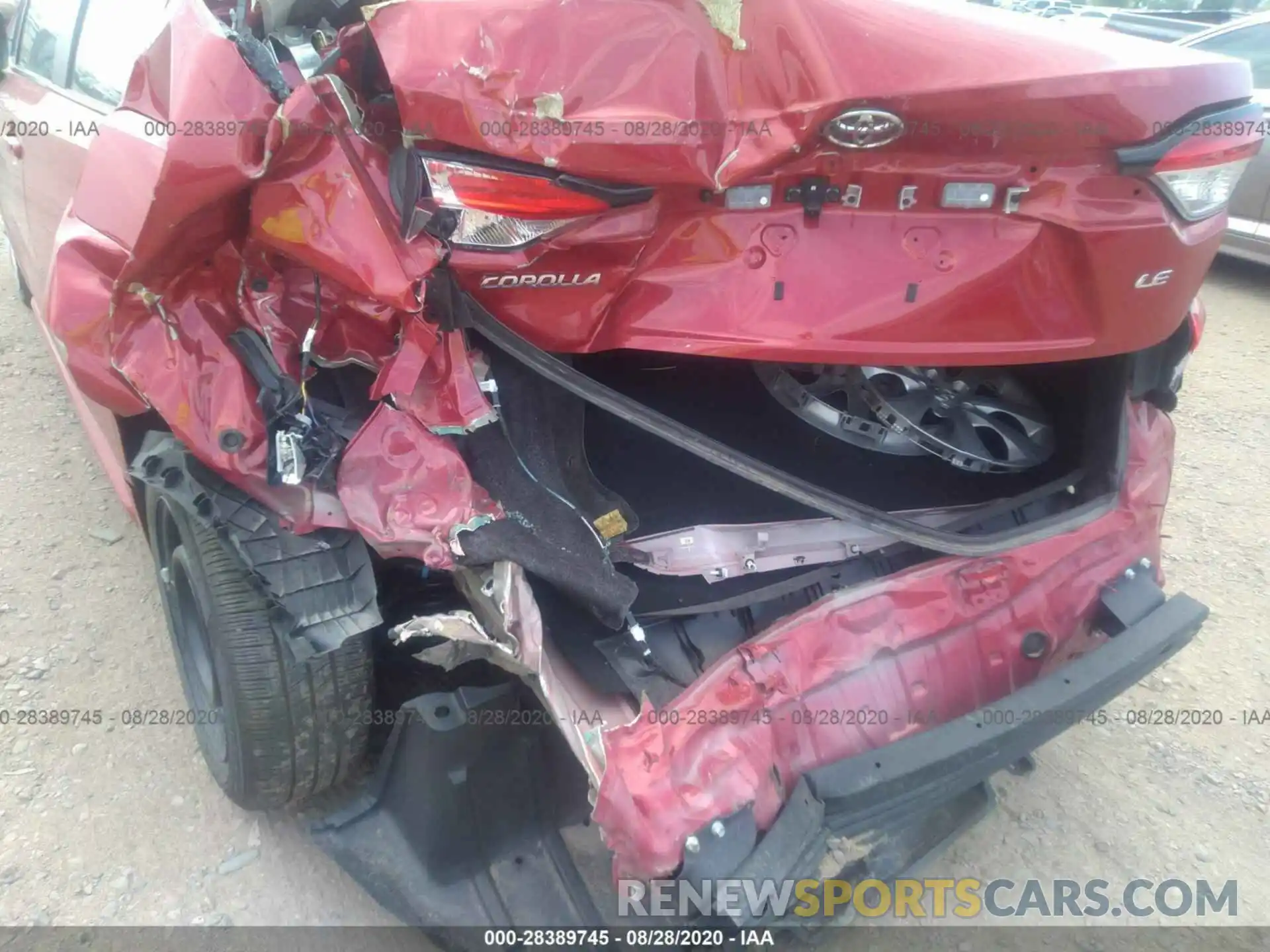 6 Photograph of a damaged car 5YFEPRAE4LP095074 TOYOTA COROLLA 2020