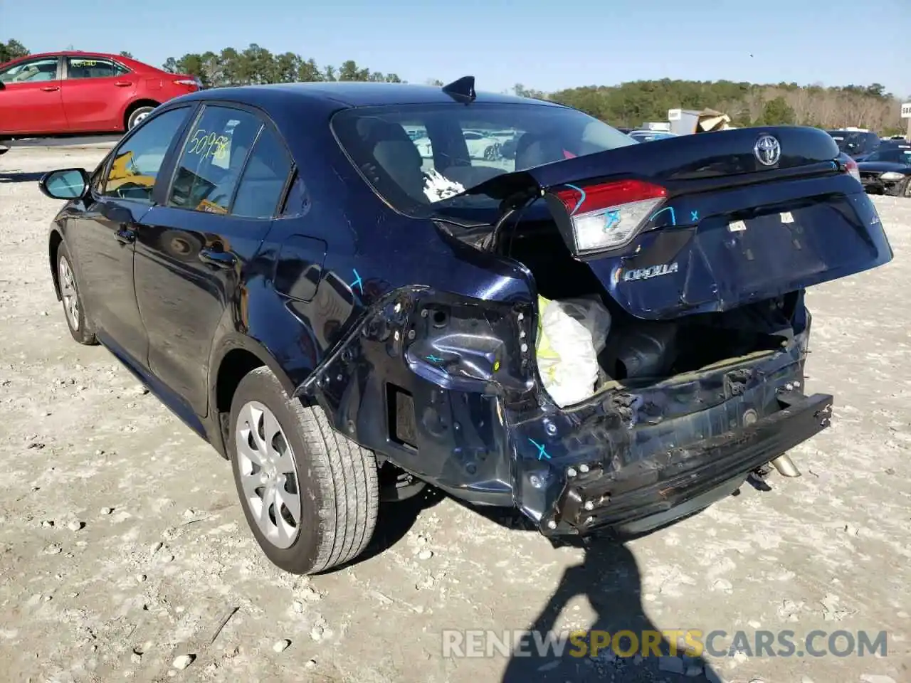 3 Photograph of a damaged car 5YFEPRAE4LP095916 TOYOTA COROLLA 2020