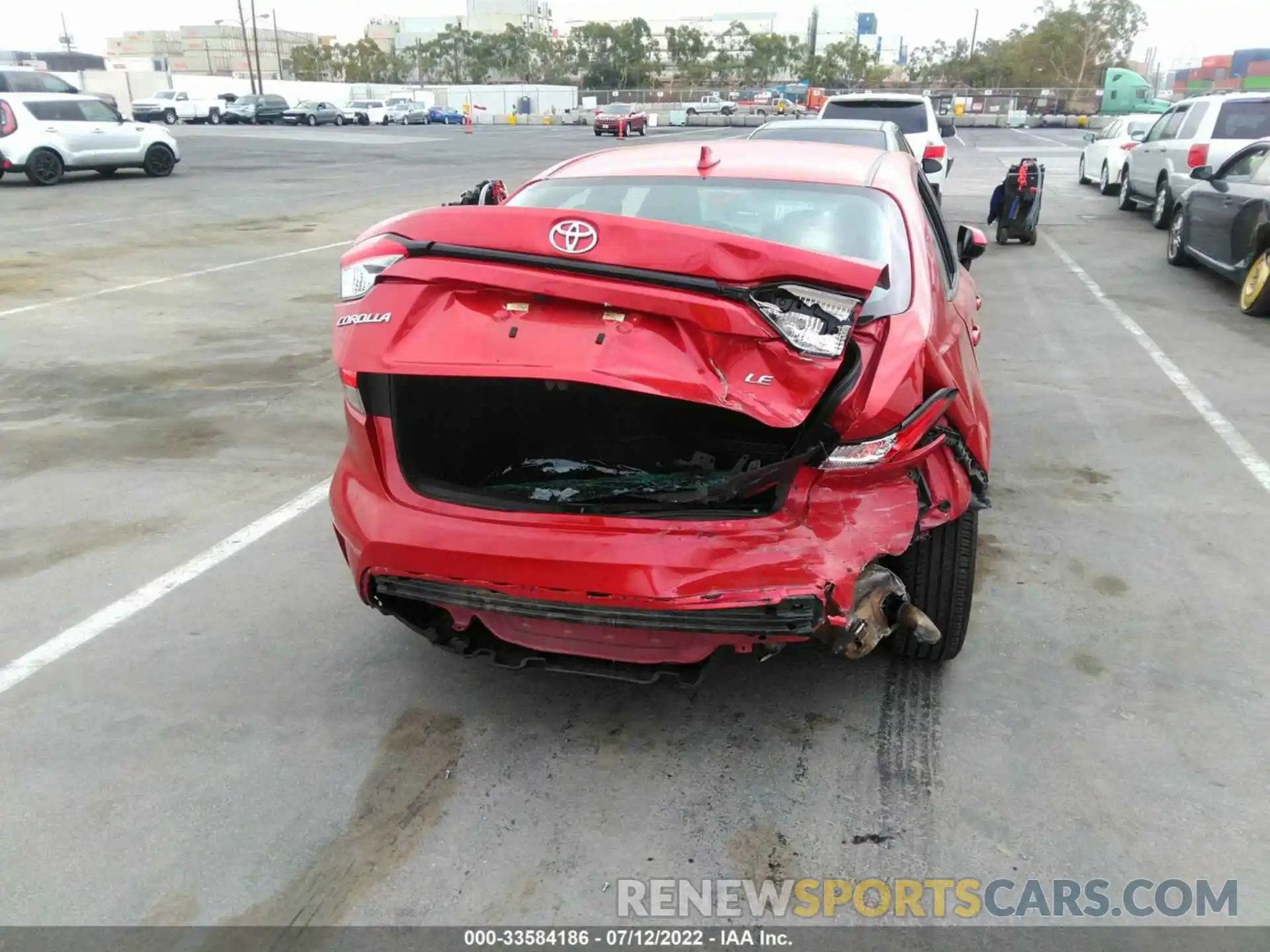 6 Photograph of a damaged car 5YFEPRAE4LP096046 TOYOTA COROLLA 2020