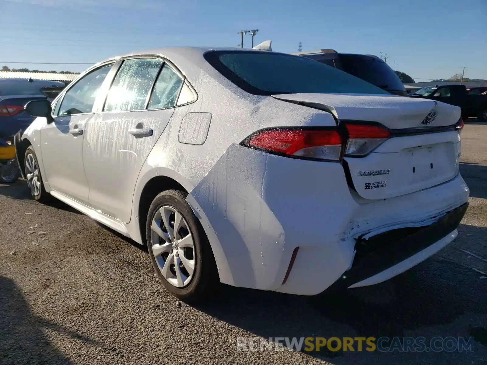 3 Photograph of a damaged car 5YFEPRAE4LP096158 TOYOTA COROLLA 2020