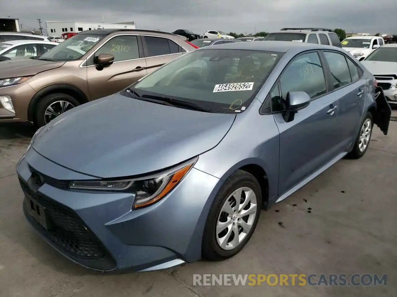 2 Photograph of a damaged car 5YFEPRAE4LP096600 TOYOTA COROLLA 2020