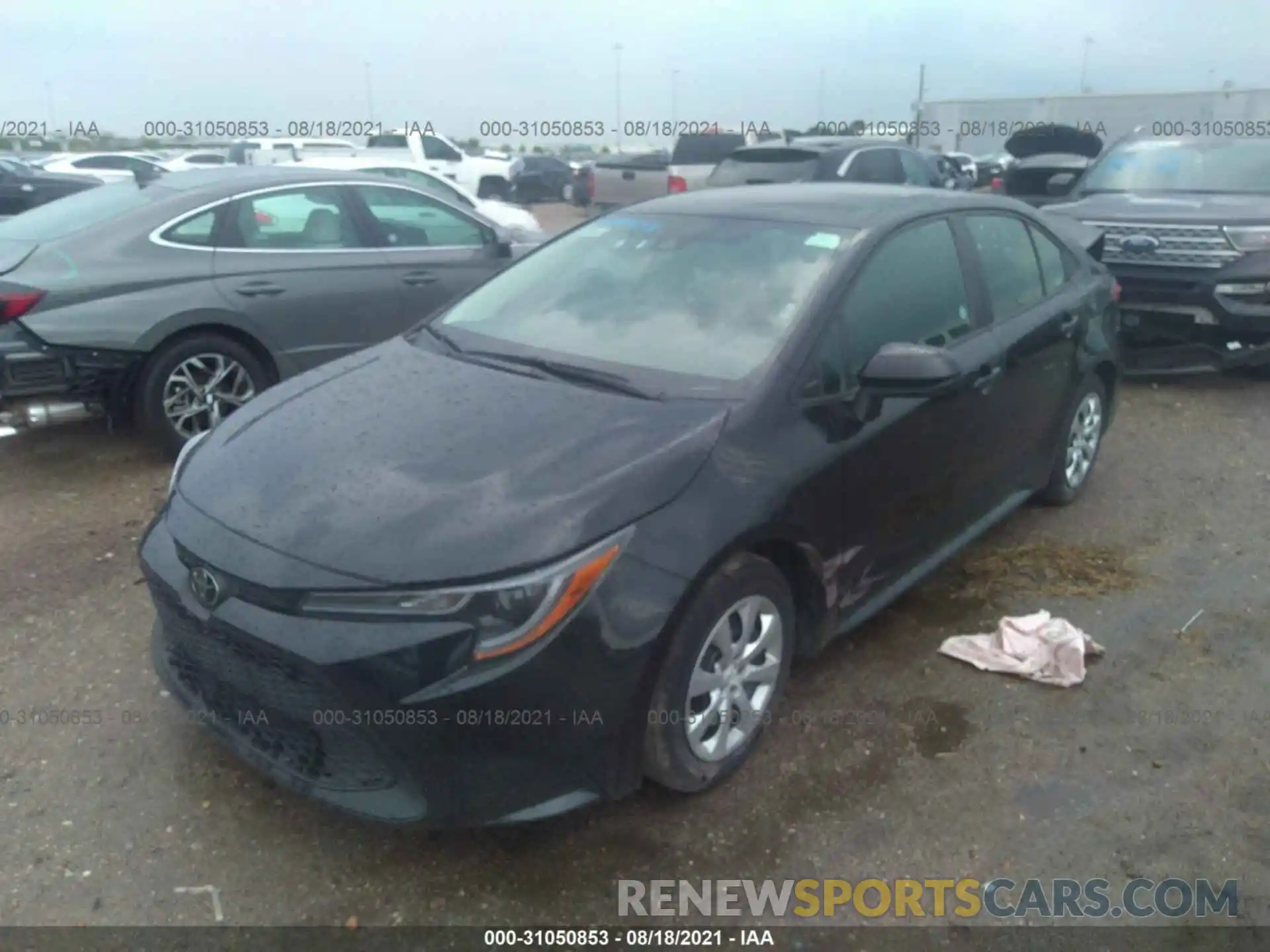 2 Photograph of a damaged car 5YFEPRAE4LP096841 TOYOTA COROLLA 2020