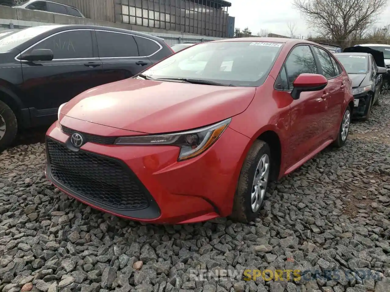 2 Photograph of a damaged car 5YFEPRAE4LP097326 TOYOTA COROLLA 2020