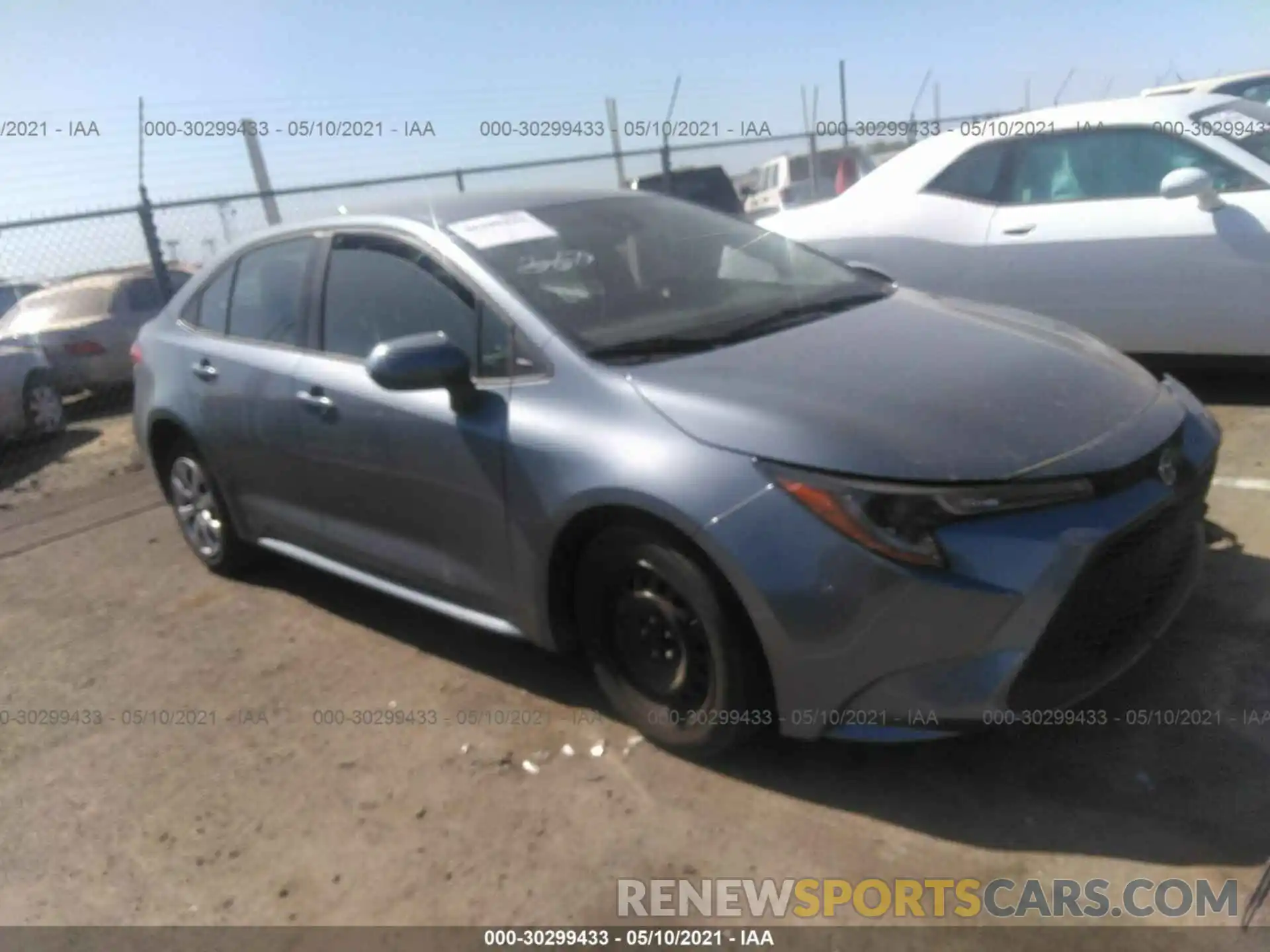 1 Photograph of a damaged car 5YFEPRAE4LP097567 TOYOTA COROLLA 2020