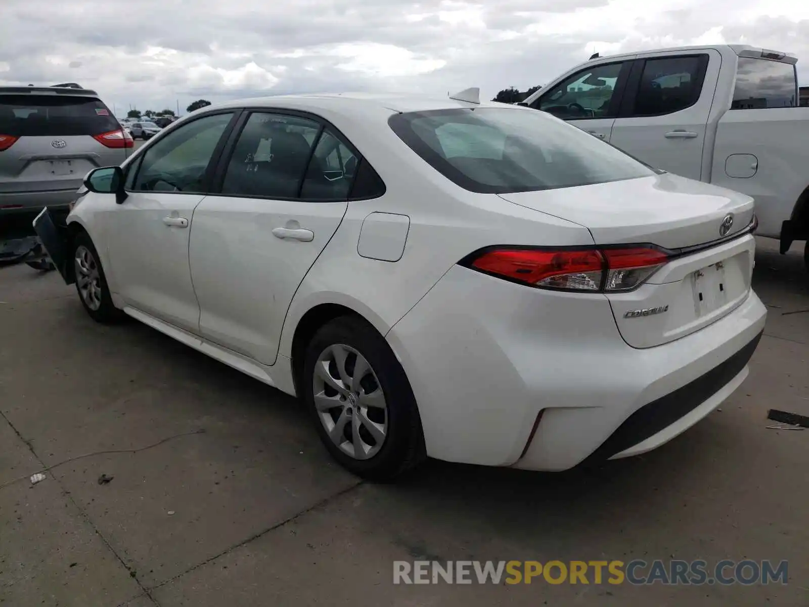 3 Photograph of a damaged car 5YFEPRAE4LP098220 TOYOTA COROLLA 2020