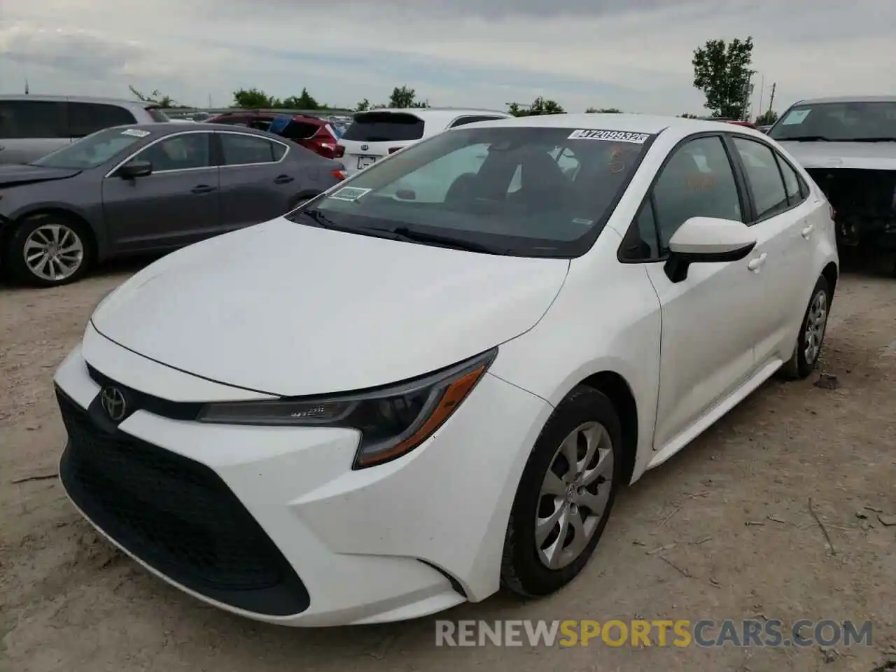 2 Photograph of a damaged car 5YFEPRAE4LP098525 TOYOTA COROLLA 2020