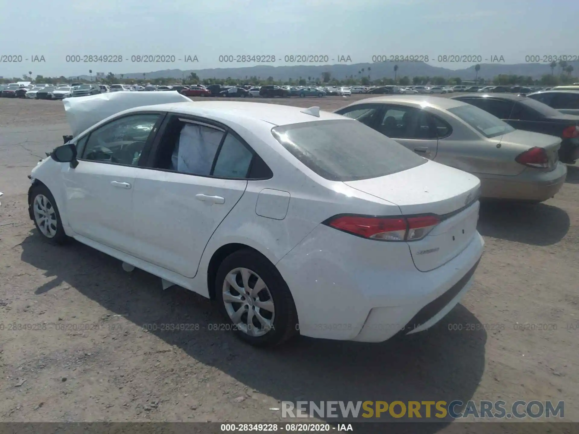 3 Photograph of a damaged car 5YFEPRAE4LP098881 TOYOTA COROLLA 2020