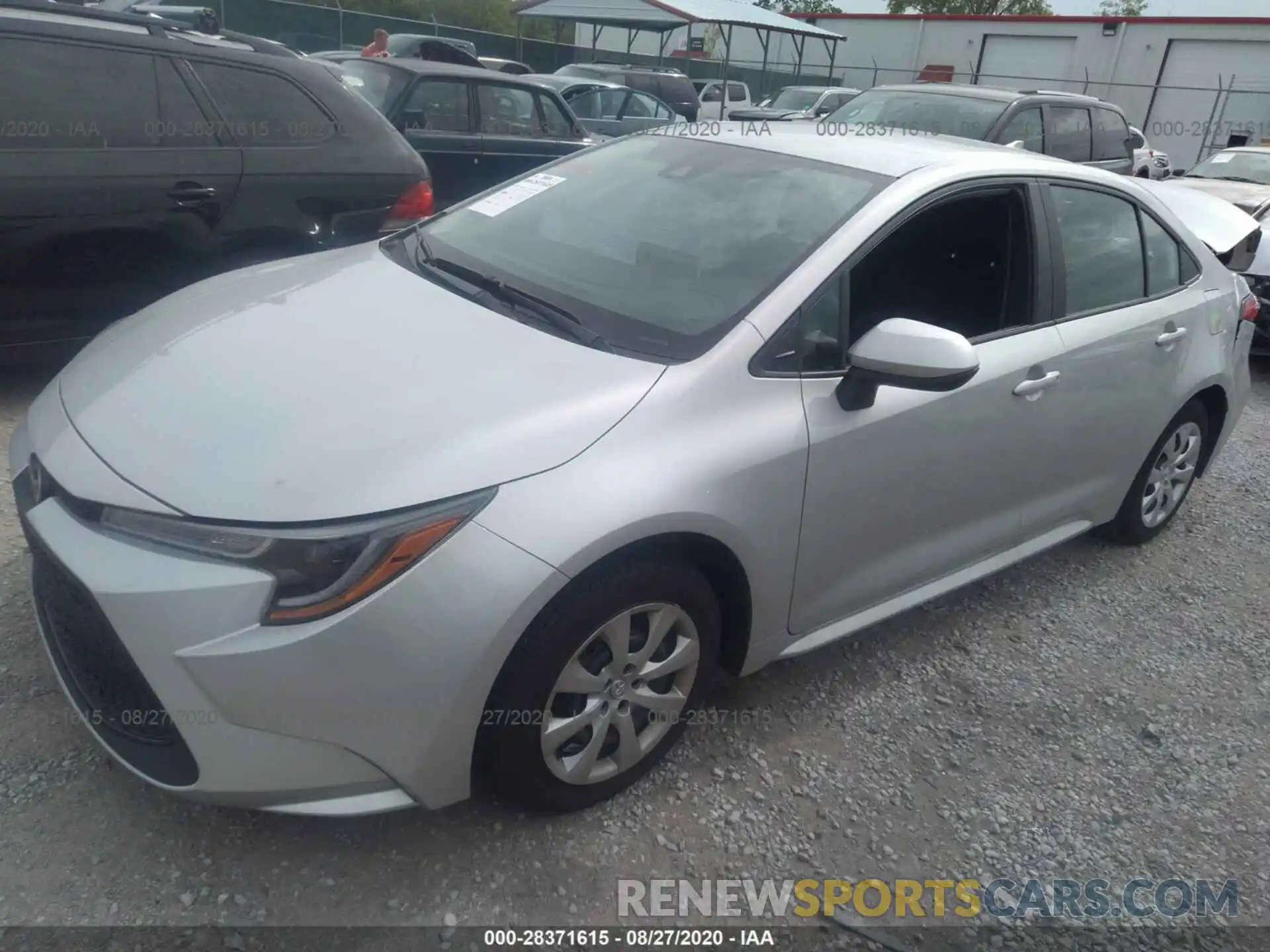 2 Photograph of a damaged car 5YFEPRAE4LP099948 TOYOTA COROLLA 2020