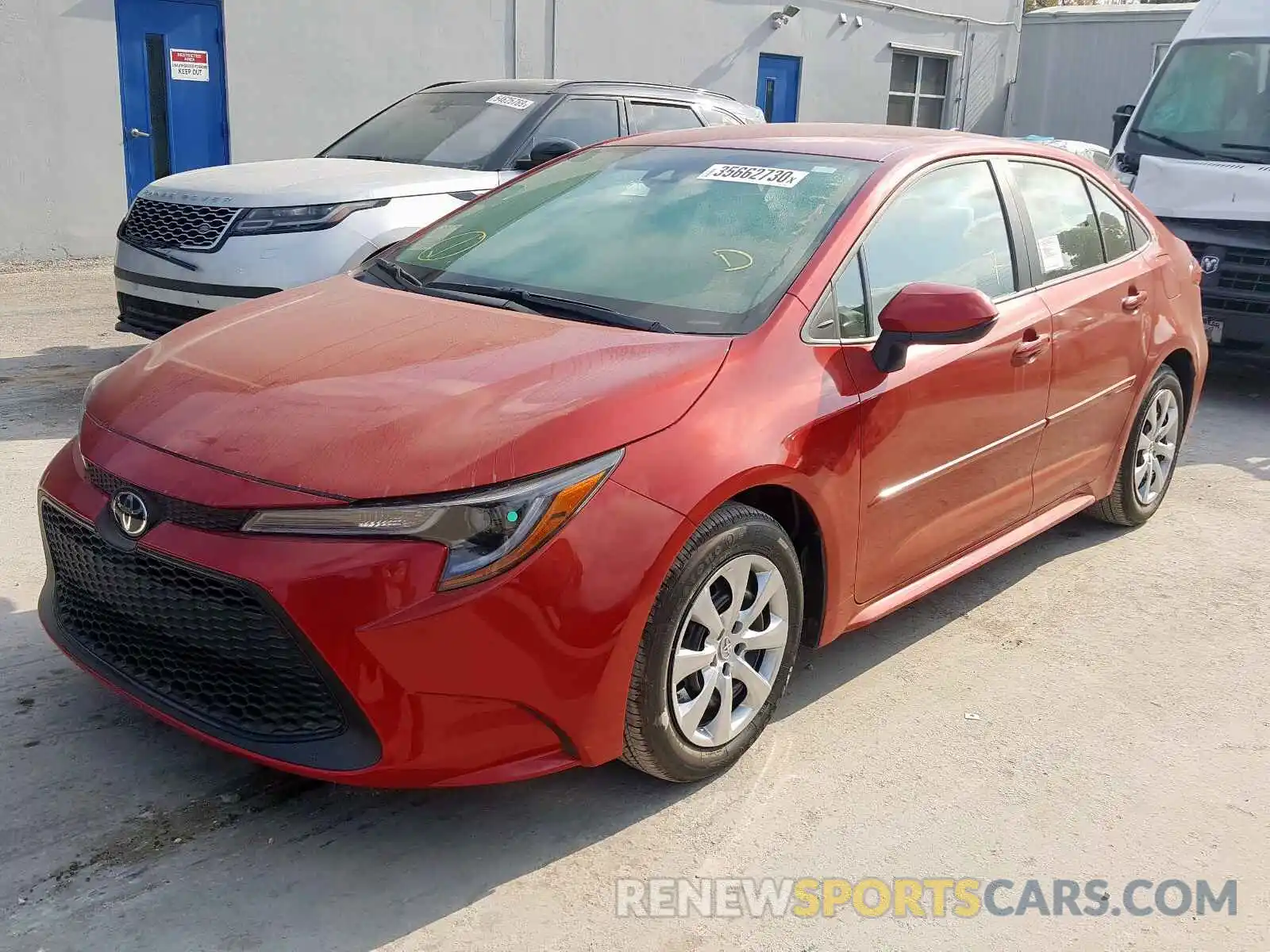 2 Photograph of a damaged car 5YFEPRAE4LP100547 TOYOTA COROLLA 2020