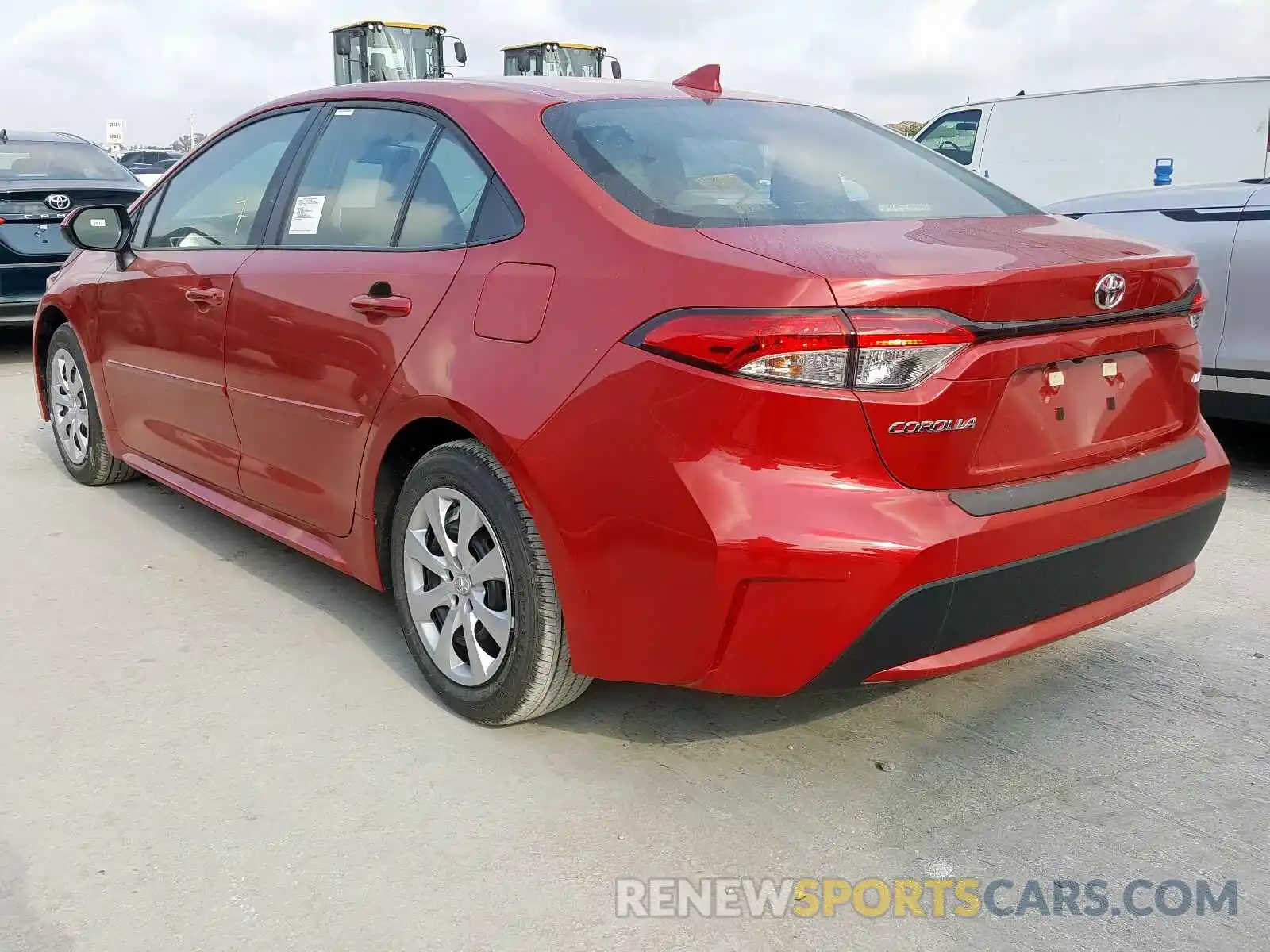 3 Photograph of a damaged car 5YFEPRAE4LP100547 TOYOTA COROLLA 2020