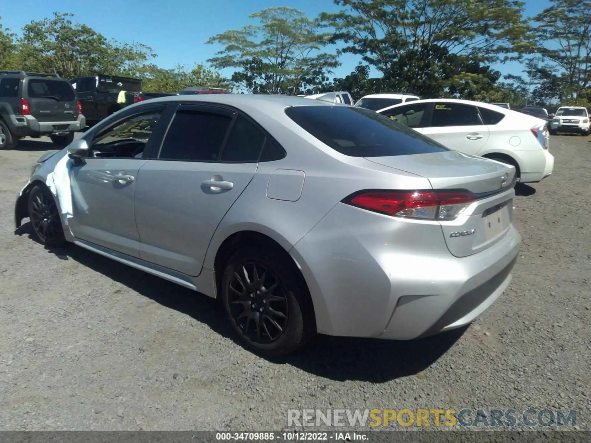 3 Photograph of a damaged car 5YFEPRAE4LP101021 TOYOTA COROLLA 2020