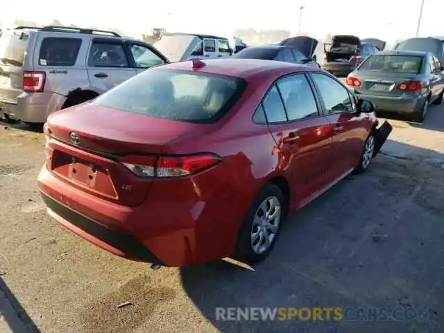 4 Photograph of a damaged car 5YFEPRAE4LP101049 TOYOTA COROLLA 2020