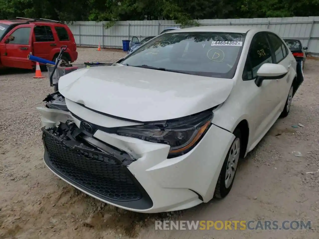 2 Photograph of a damaged car 5YFEPRAE4LP101522 TOYOTA COROLLA 2020