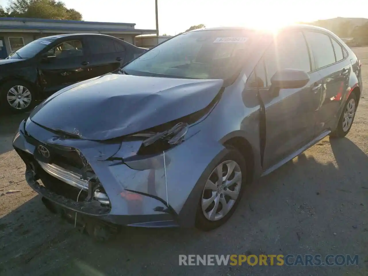 2 Photograph of a damaged car 5YFEPRAE4LP102556 TOYOTA COROLLA 2020