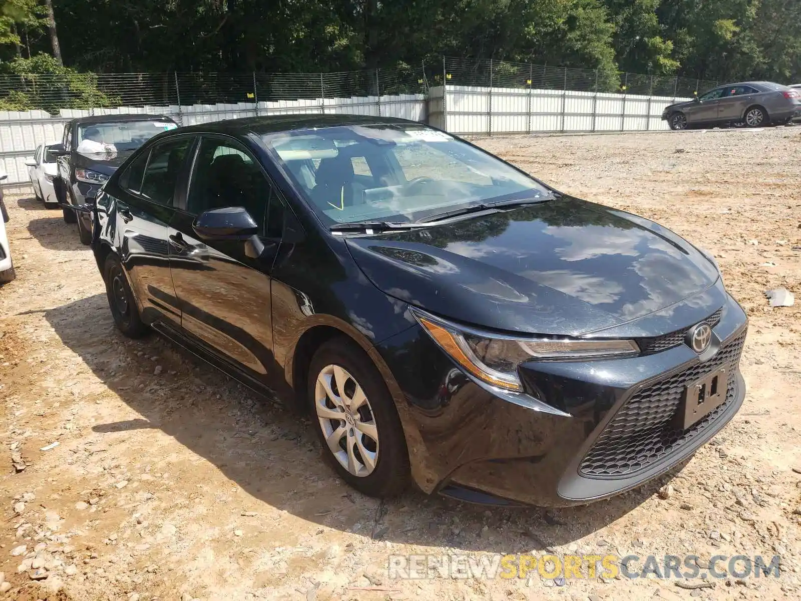 1 Photograph of a damaged car 5YFEPRAE4LP102847 TOYOTA COROLLA 2020