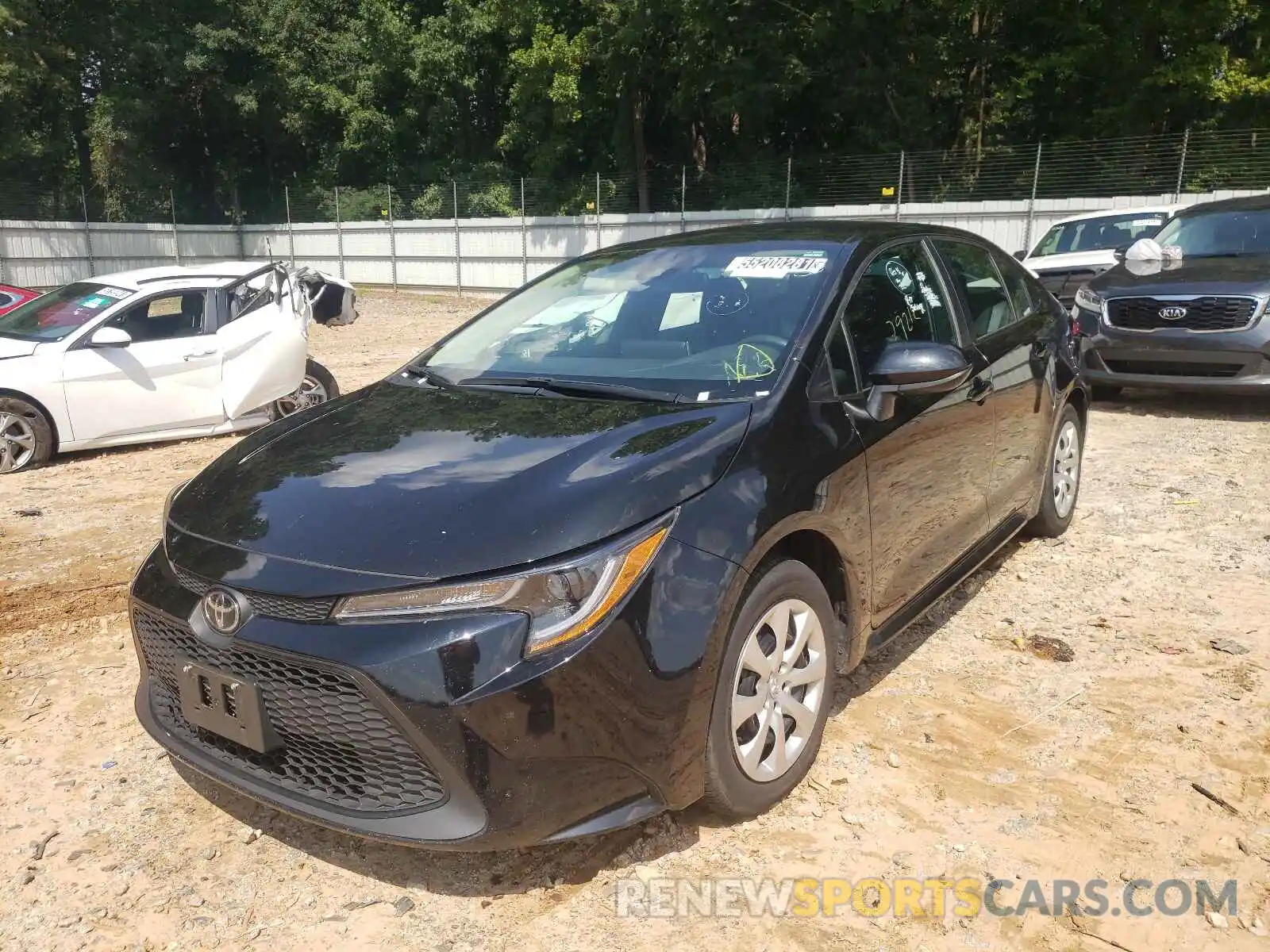 2 Photograph of a damaged car 5YFEPRAE4LP102847 TOYOTA COROLLA 2020