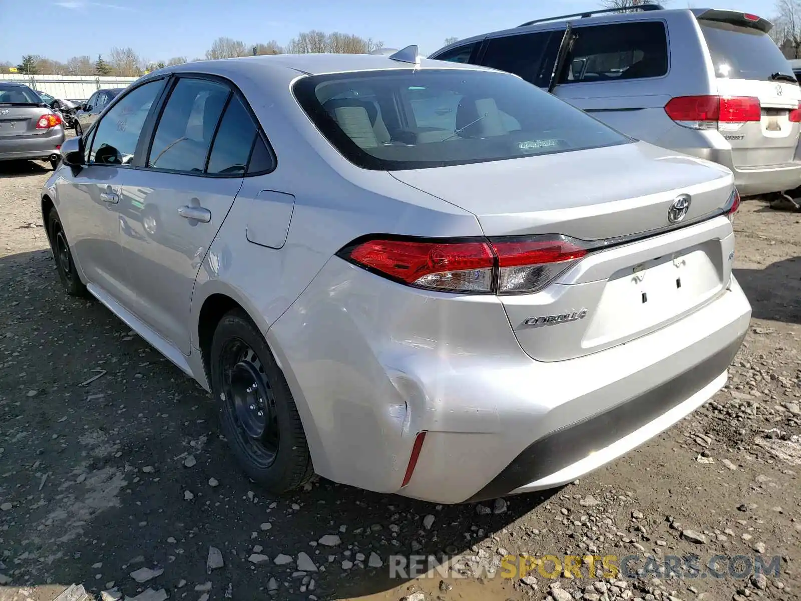 3 Photograph of a damaged car 5YFEPRAE4LP103285 TOYOTA COROLLA 2020