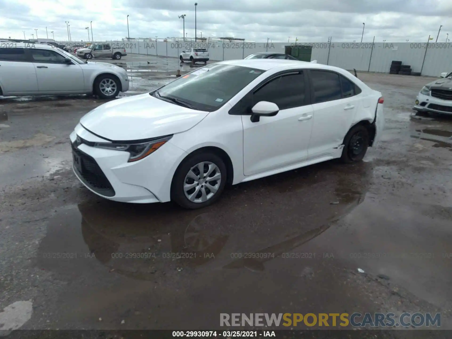 2 Photograph of a damaged car 5YFEPRAE4LP103299 TOYOTA COROLLA 2020