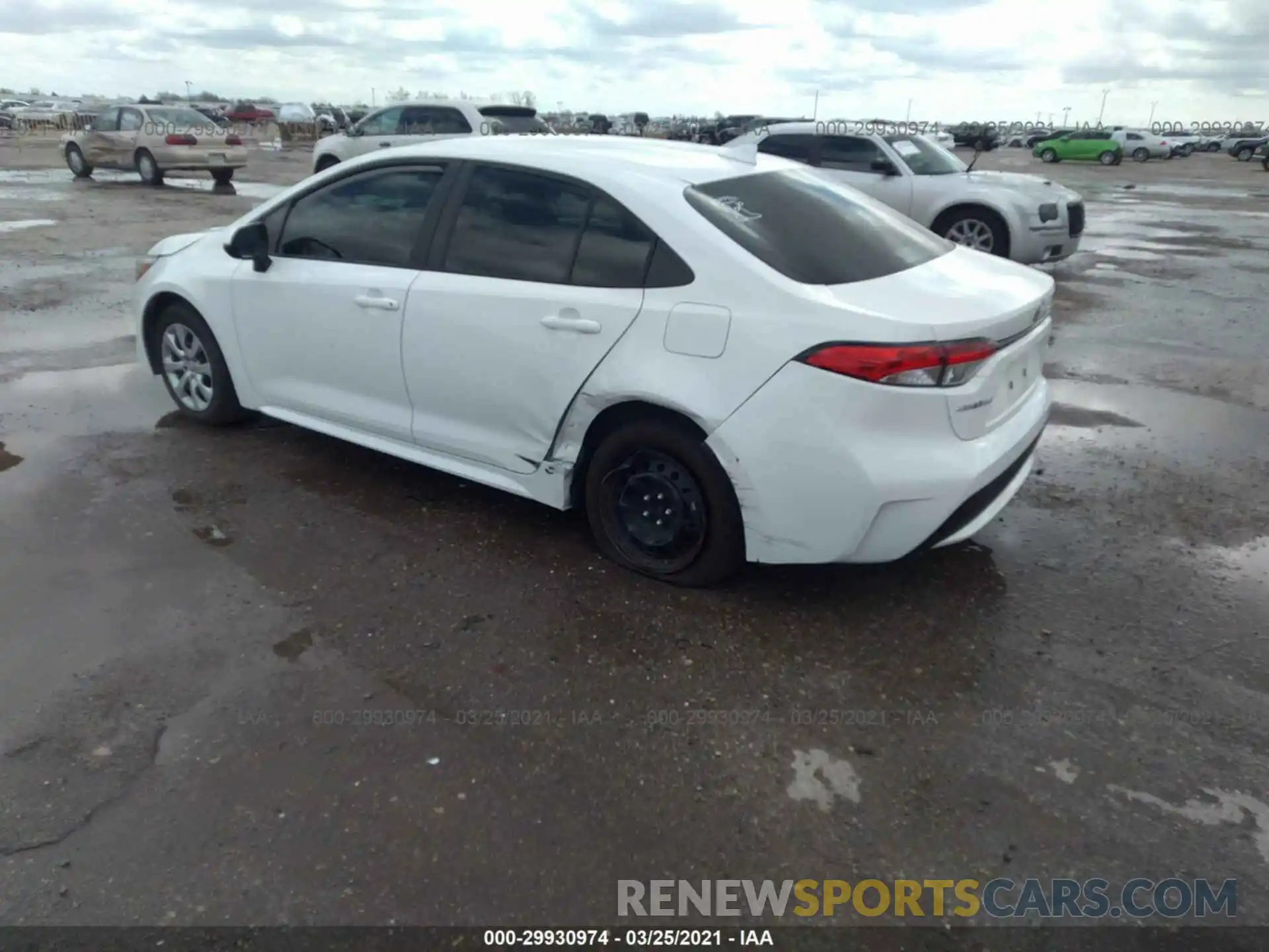 3 Photograph of a damaged car 5YFEPRAE4LP103299 TOYOTA COROLLA 2020