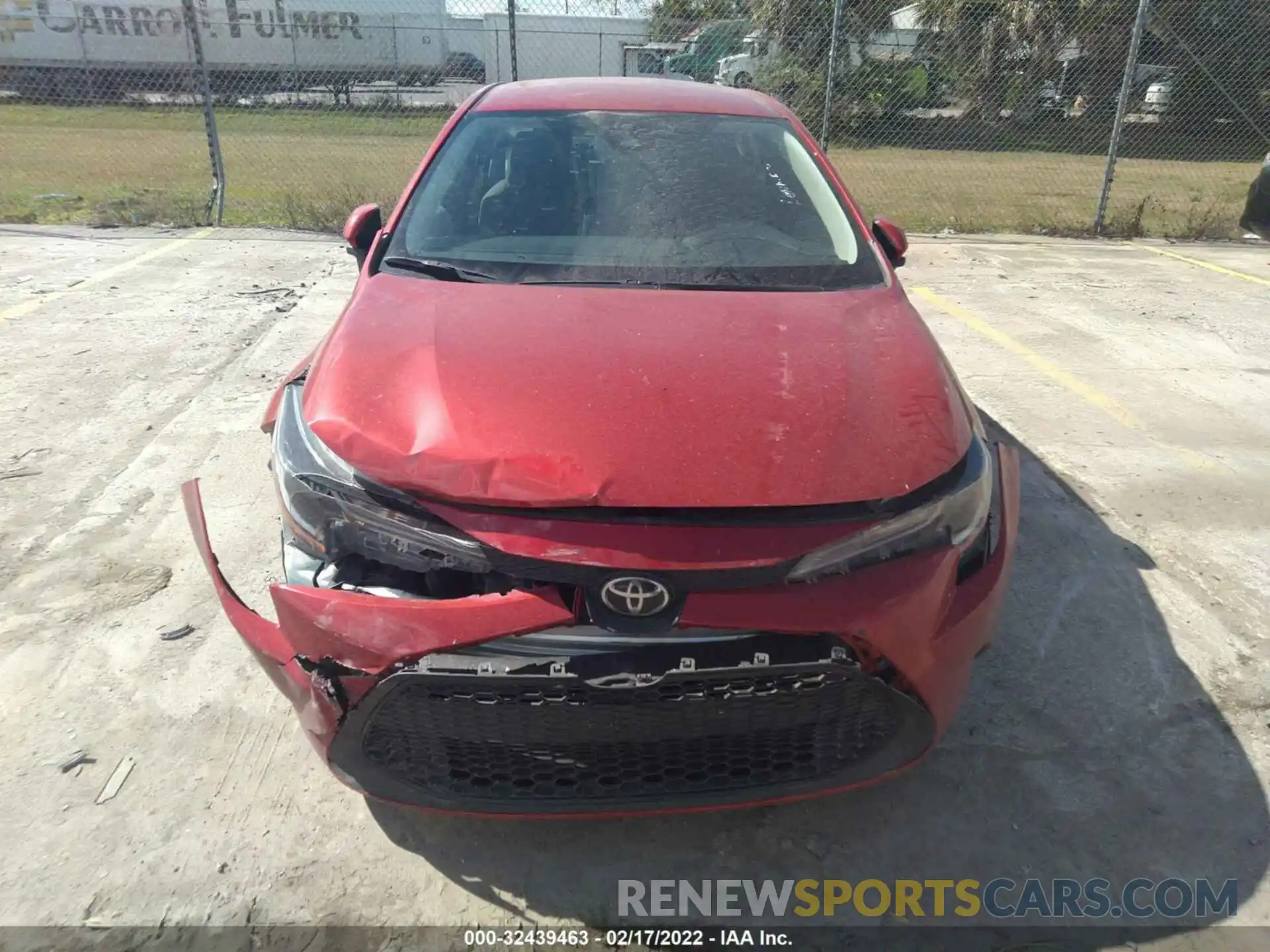 6 Photograph of a damaged car 5YFEPRAE4LP103402 TOYOTA COROLLA 2020