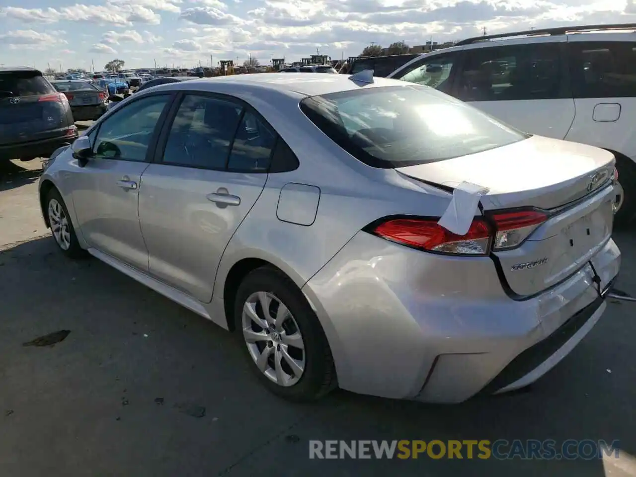 3 Photograph of a damaged car 5YFEPRAE4LP104386 TOYOTA COROLLA 2020